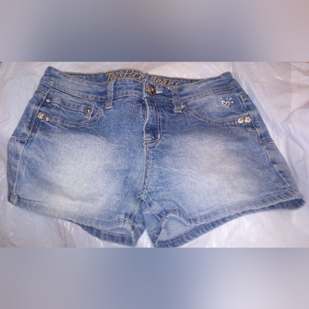 Justice Jean Shorts Girls Size 14